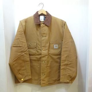 Dead Stock 1998y Carhartt Brown Duck Chore Coat size 46 Made in U.S.A