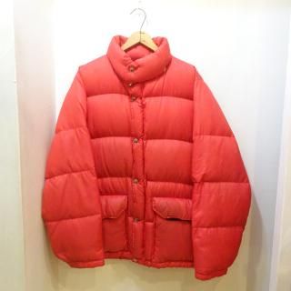 70s The North Face Rip Stop Nylon Down Jacket Red size M