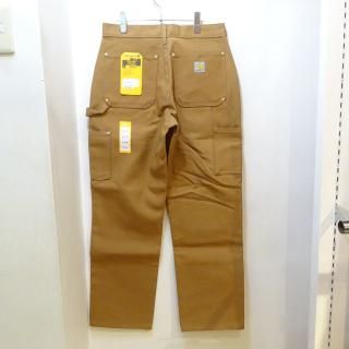 Made in U.S.A New Carhartt U.S.A Brown Duck Double Knee Work Pants size W31 L30