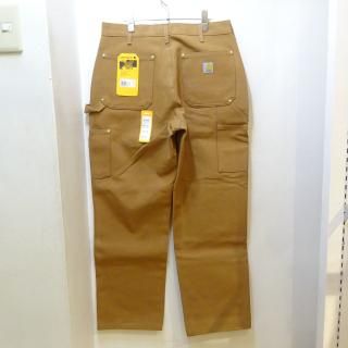 Made in U.S.A New Carhartt U.S.A Brown Duck Double Knee Work Pants size W33 L30