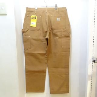 Made in U.S.A New Carhartt U.S.A Brown Duck Double Knee Work Pants size W38 L30