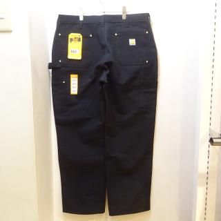 Made in U.S.A New Carhartt U.S.A Black Duck Double Knee Work Pants size W38 L30