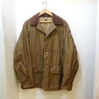 50's American Field Olive Brown Sateen Hunting Jacket size 42