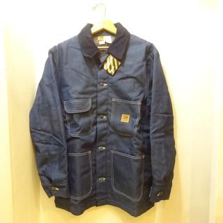 Dead Stock 80's BIG BEN Lined Denim Coverall Jacket Made in U.S.A size 40 