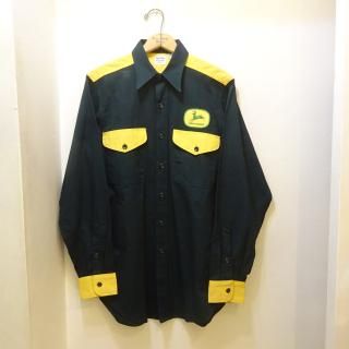 Dead Stock 50's John Deere Poplin Work Shirts size 15