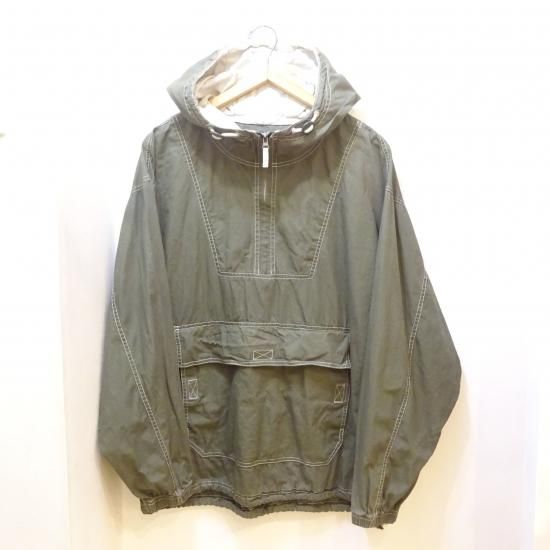90年代 GAP コットンポプリン アノラックパーカ オリーブ XL