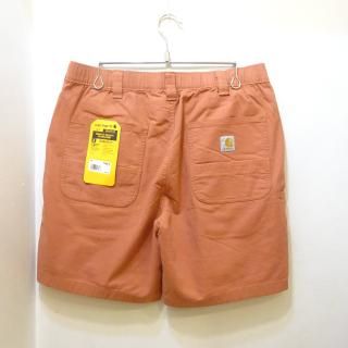 New Carhartt U.S.A Nantucket Red Canvas Work Shorts size W36