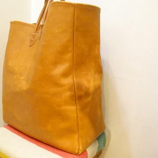 70年代製 エルエルビーン レザー トートバッグ 筆記体 ラージサイズ