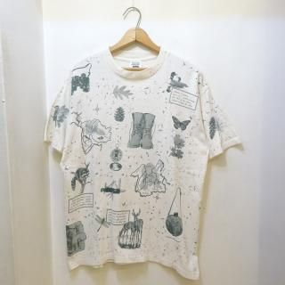 90's relevant Products Allover Pattern T-Shirts 