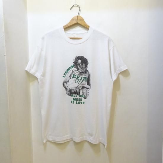 80年代製 ジョンレノン ニューヨーク・シティ Tシャツ size L
