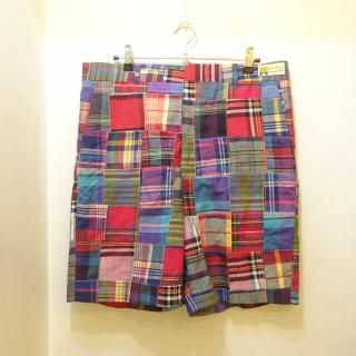 Dead Stock 80's Jacobson's Indian Madras Patchwork Shorts size W34