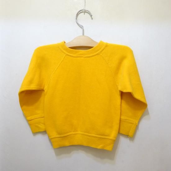60s、70s vintage フロッキープリント　スウェット　イリノイ州立大学 60's フロッキープリントスウェット | 古着 通販 relddot