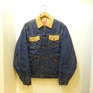 60's Buckaroo by Big Smith Quilt Lined Denim Jacket size 38