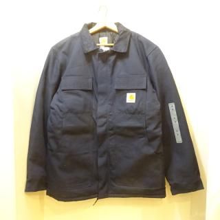 Dead Stock 2014y Carhartt Brown Navy Traditional Coat Made in U.S.A size S