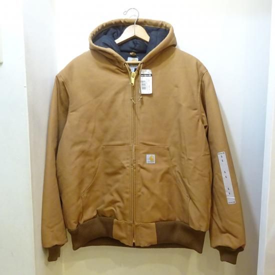 美品Carhartt アクティブジャケットダックジャケットブラウン XL Carhartt カーハート CARHARTT WASHED DUCK INSULATED ACTIVE
