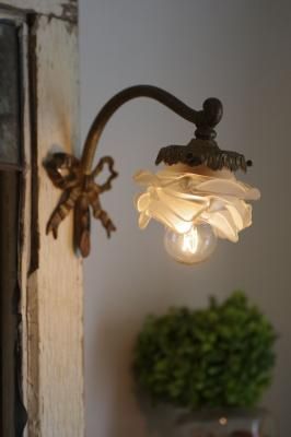ウォールランプ - アンティーク照明＆ジュエリー La voix douce