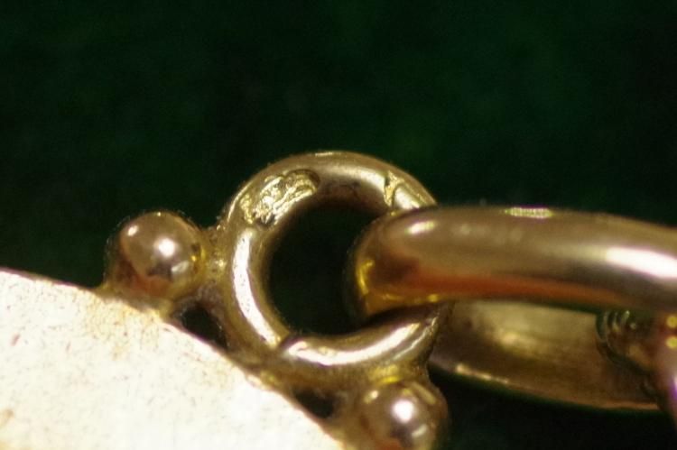 0364フランスアンティークK18ゴールド天使のメダイペンダント