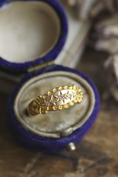 Rock'n Royal Rosebud Ring 9K Gold 6.5号