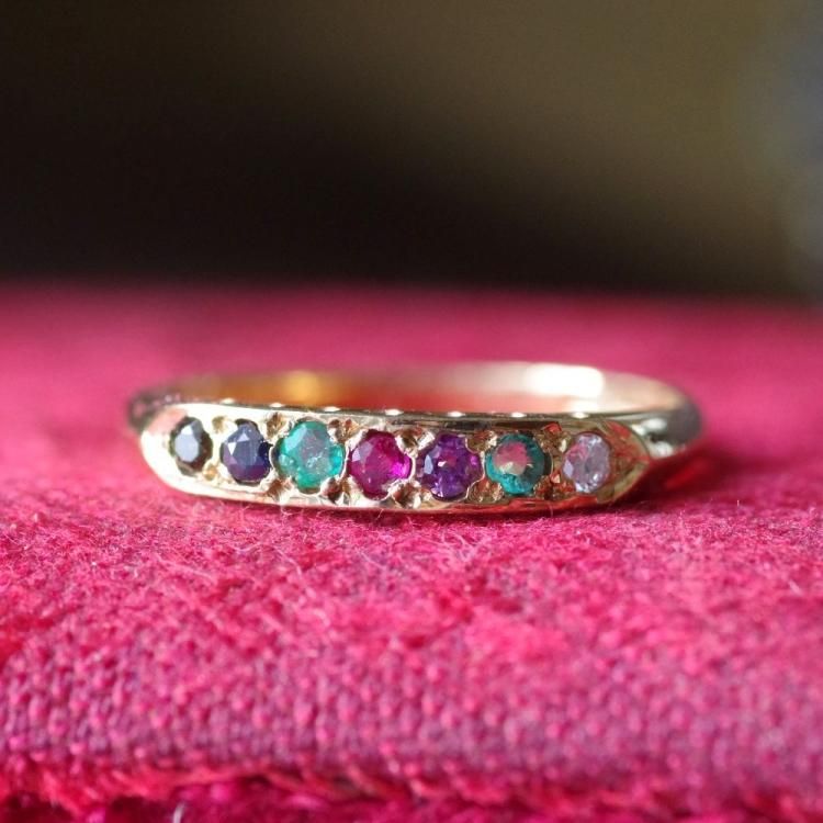 DEAREST リング 9金 イギリスヴィンテージ DEAREST リング 9金 イギリスヴィンテージ