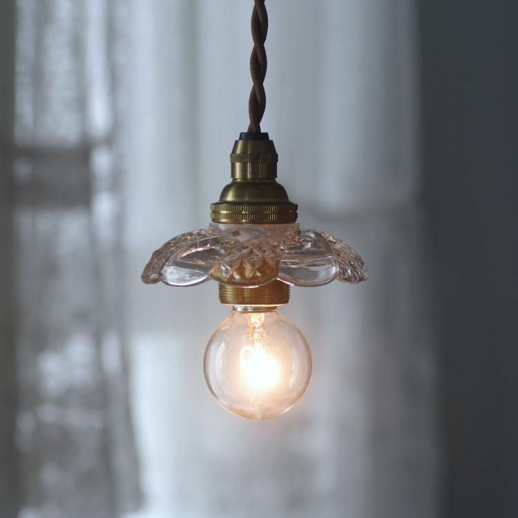 0467 フランスアンティークオールドバカラガラスミニシャンデリア