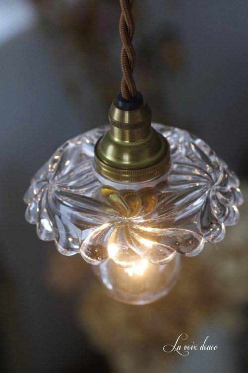 バカラミニシャンデリア（刻印付）フランスアンティーク