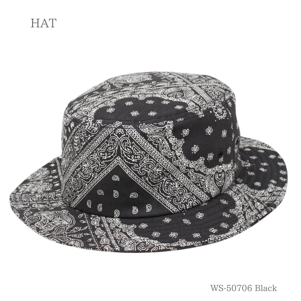 Hat /ペイズリー柄バケットハット ST/No.23186 – At Marvelous