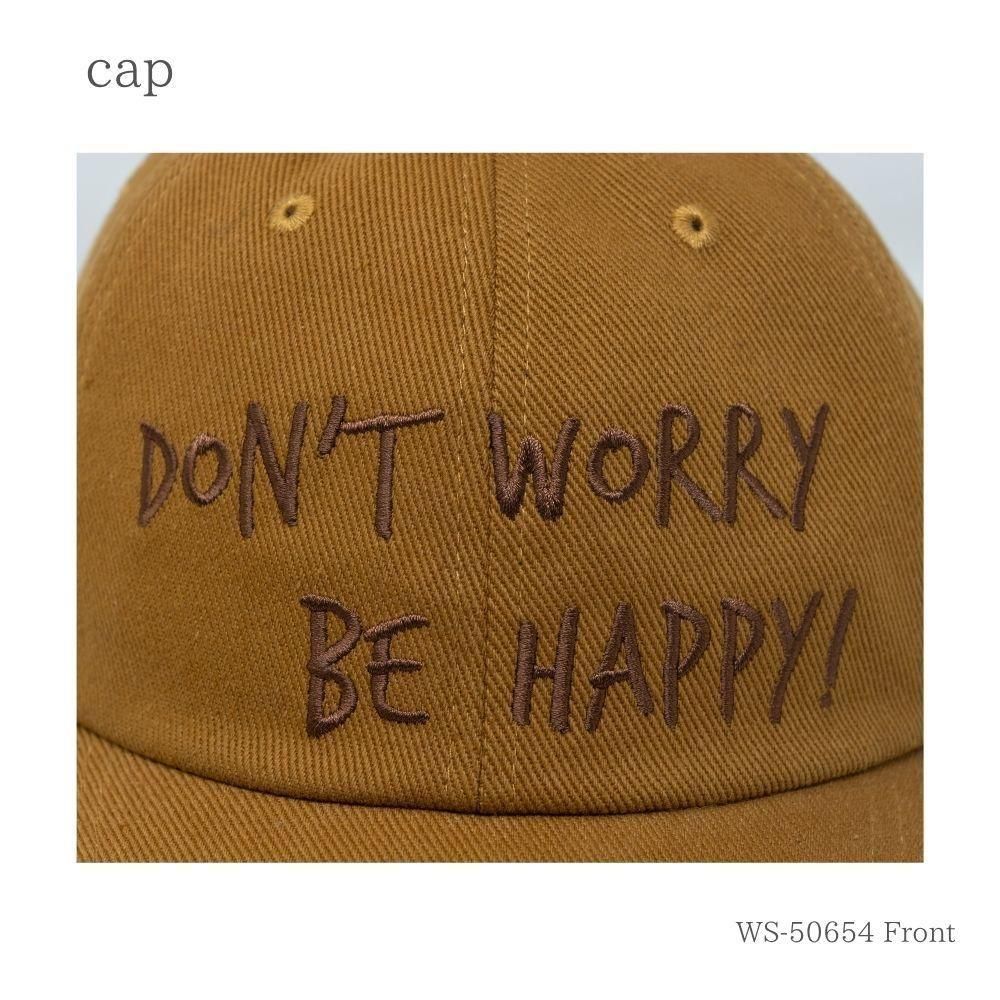 【ほぼ新品】エルドレッソ キャップ Don't Worry Be Happy DON'T WORRY BE HAPPY!キャップ｜京都発の帽子メーカーWORDS公式