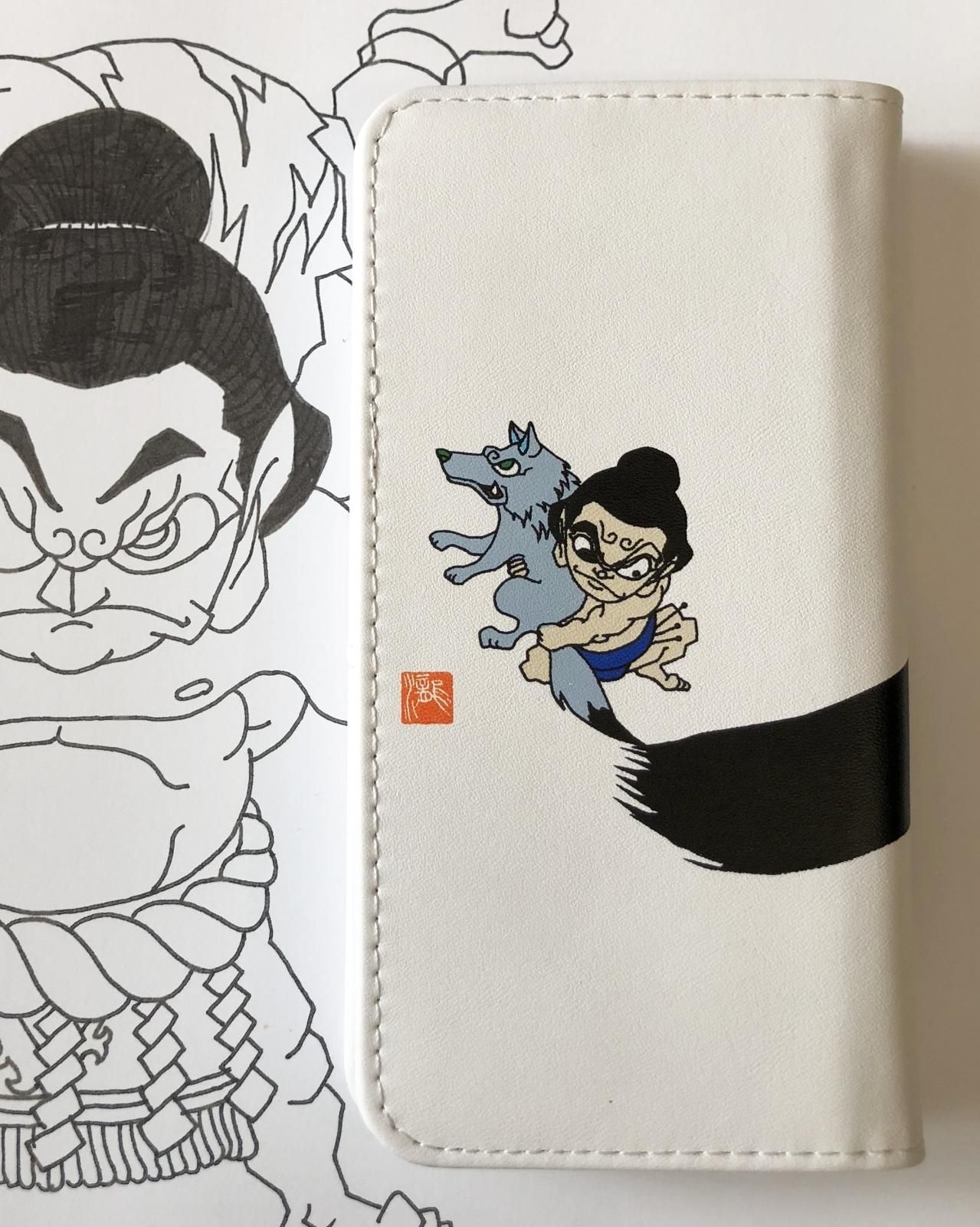 千代の富士 × 瀧下和之” オリジナル iPhone6/7/8専用 手帳型ケース