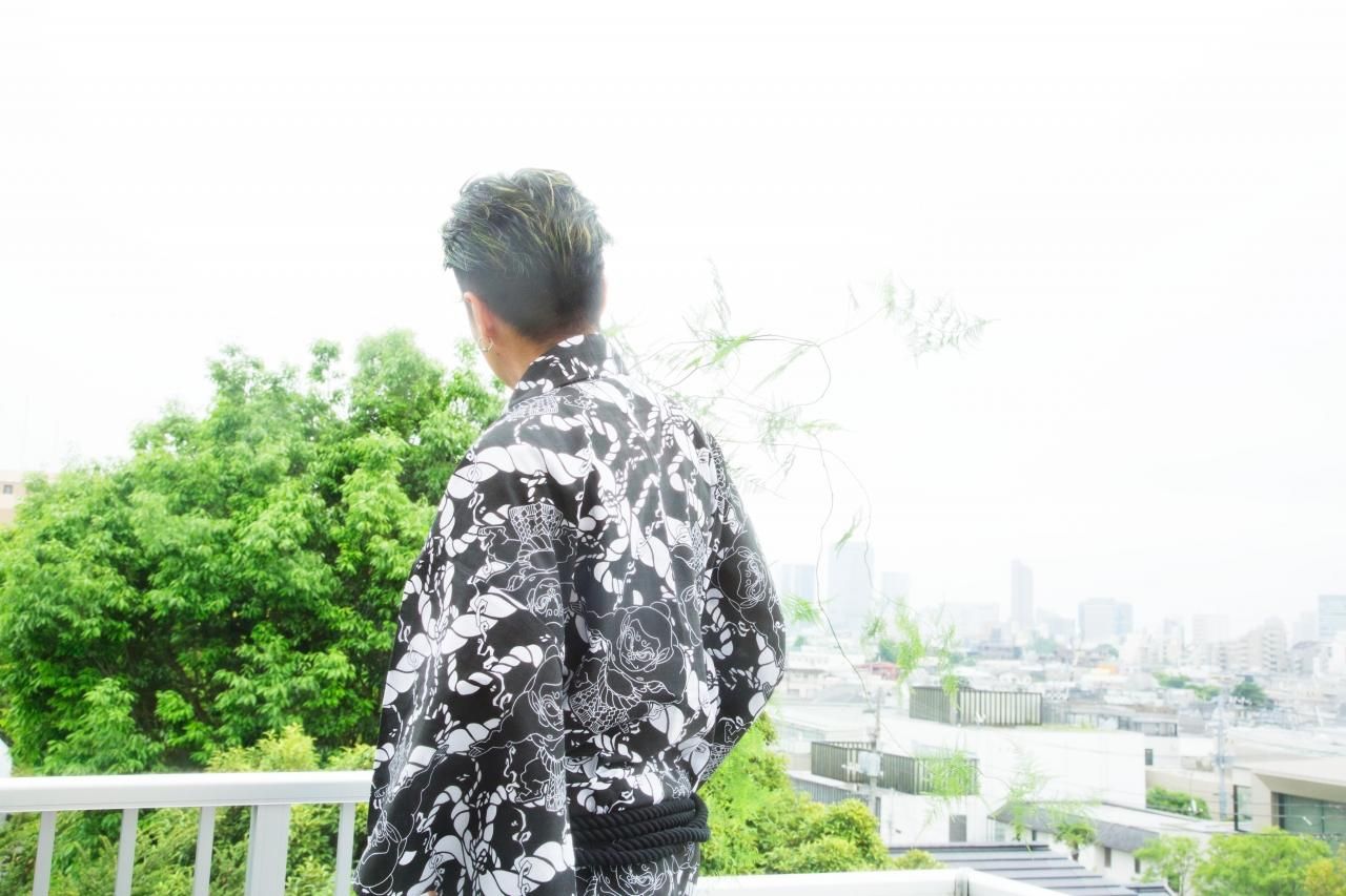 千代の富士 × 瀧下和之 ちよのふじ柄 浴衣 - 千代の富士 千代の富士 × 瀧下和之 ちよのふじ柄 浴衣 - 千代の富士