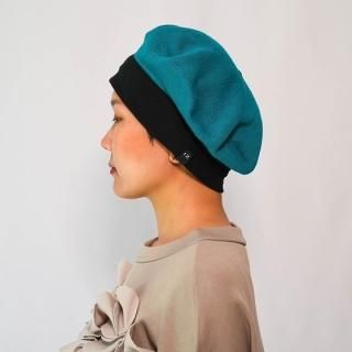 ナオカケル N HEAD WEAR C-LINE サンド&ネイビー ベレー帽 N HEAD WEAR - ナオカケルストア