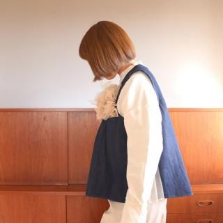 <img class='new_mark_img1' src='https://img.shop-pro.jp/img/new/icons6.gif' style='border:none;display:inline;margin:0px;padding:0px;width:auto;' />STYLE-08 Nagisa(渚) ベスト ブルーデニム（チュール・ベージュ）
