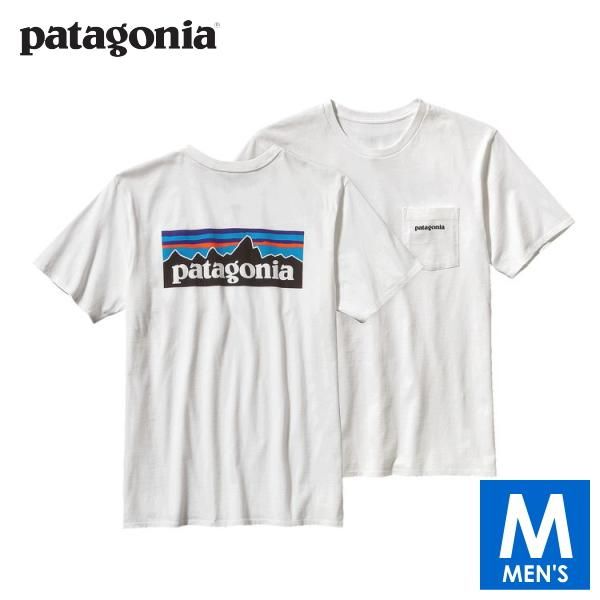 Patagonia Tシャツ ポケット付き ホワイト