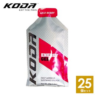 KODA(コーダ) 旧shotz(ショッツ) エナジージェル ワイルドベリー味×25個セット