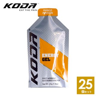 KODA(コーダ) 旧shotz(ショッツ) エナジージェル マンゴーパッション味×25個セット