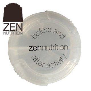 ZEN NUTRITION 詰め替えケースS  2種類のタブレットが約40粒ずつ入ります