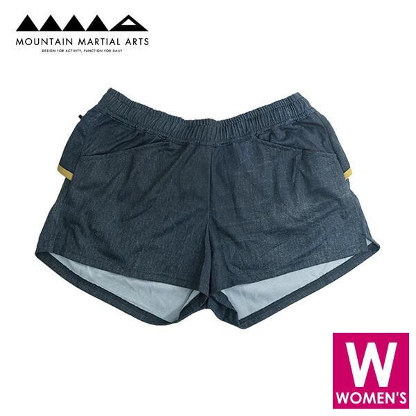 MMA マウンテンマーシャルアーツ W's Denim Run Shorts 60A レディース