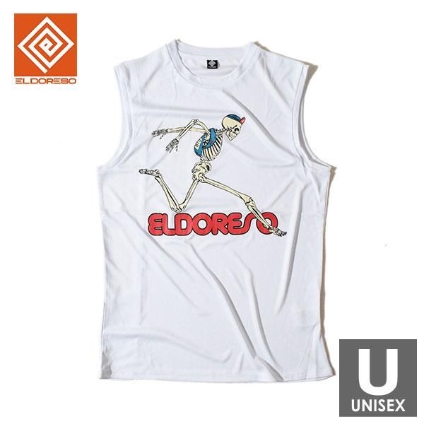 ELDORESO(エルドレッソ) Bone Runman Sleeveless(White) メンズ 