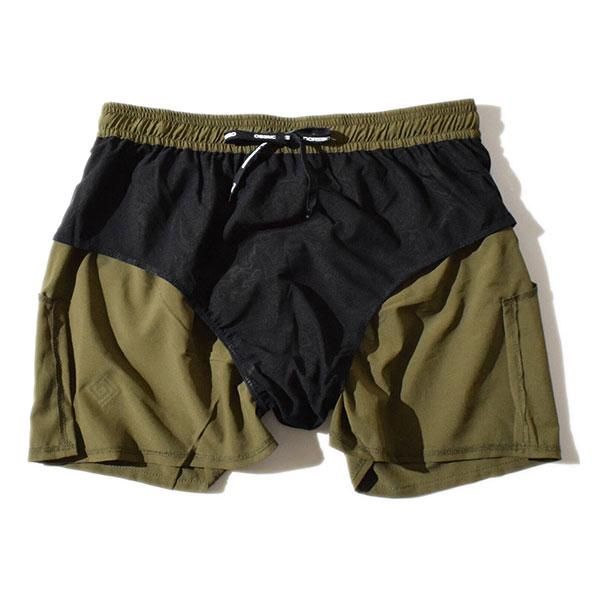 ELDORESO(エルドレッソ) Bernard Shorts(Olive) メンズ・レディース