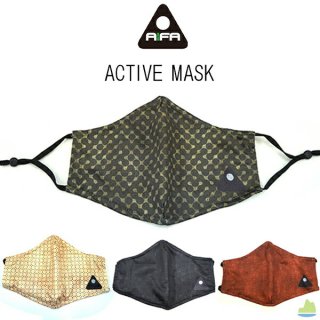 AIFA(アイファ) ACTIVE MASK マスク おしゃれ ファッション かわいい スポーツマスク フェイスマスク フェイスカバー ストレッチメッシュ 二重構造 速乾吸収