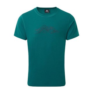 MOUNTAIN EQUIPMENT(マウンテンイクイップメント) GROUNDUP MOUNTAIN TEE(グランダップ・マウンテン・ティー) メンズ・レディース 速乾性ドライ半袖Tシャツ