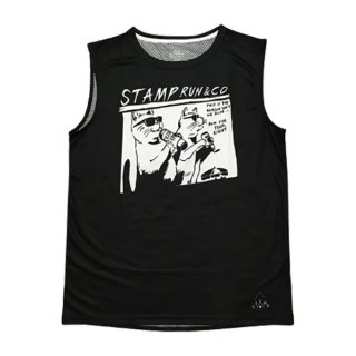 STAMP RUNCO( 󥢥ɥ) STAMP GRAPHIC TANK  ɥ饤 󥯥ȥåסΡ꡼֥