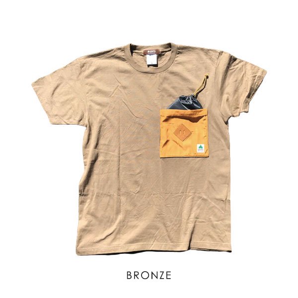 gron グローン 巾着Tシャツ(2レイヤーポケット) 120317 - トレイルランニング装備の通販ショップ「ソトアソ本店」
