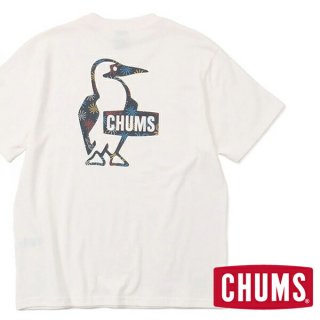 CHUMS チャムス Booby Logo Hanabi T-Shirt ブービーロゴハナビTシャツ