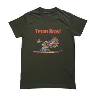 Teton Bros ティートンブロス WS TB Ski World Tee レディース 半袖Tシャツ