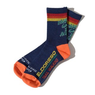 ELDORESO(ɥå) Get Up Middle Socks(Navy) E7601921 󥺡ǥ ߥɥ˥󥰥å
