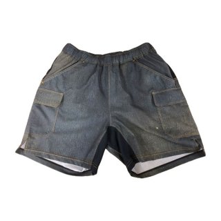 MMA マウンテンマーシャルアーツ 7pocket Run Pants V4.5 Denim print メンズ ショートパンツ