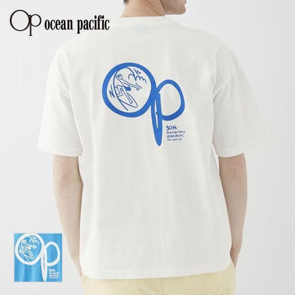 OP(OCEAN PACIFIC) オーシャンパシフィック ユニセックス 50thコラボT