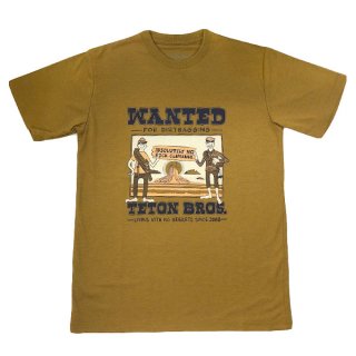 Teton Bros ティートンブロス TB Wanted Tee Yellow メンズ・レディース 半袖Tシャツ