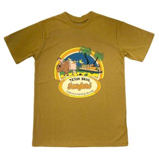 Teton Bros ティートンブロス TB Sarfari Tee Yellow メンズ・レディース 半袖Tシャツ