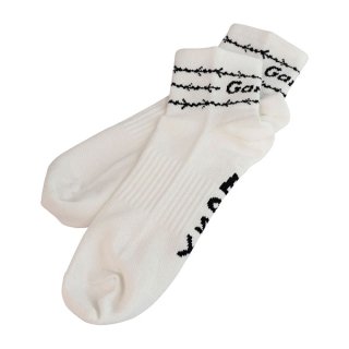 GAMOA(⥢) Socks Barbed wire WhiteBlack  硼ȥå